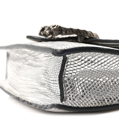 Gucci Lizard Super Mini Dionysus Bag  Silver 8 of 8