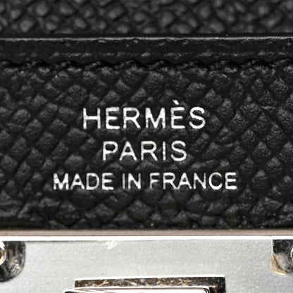 Hermes Epsom Kelly Pocket Compact Wallet Black 6 of 10