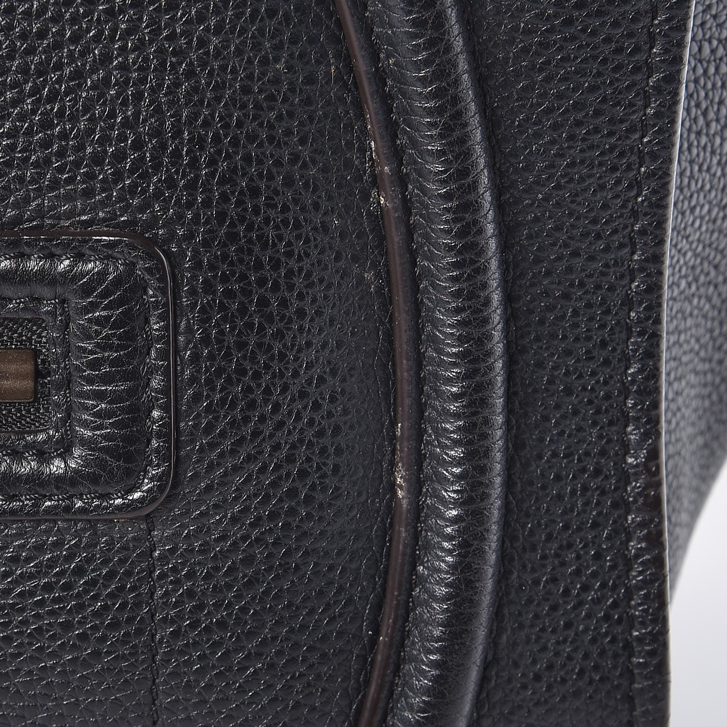Celine Drummed Calfskin Mini Luggage Black 9 of 13