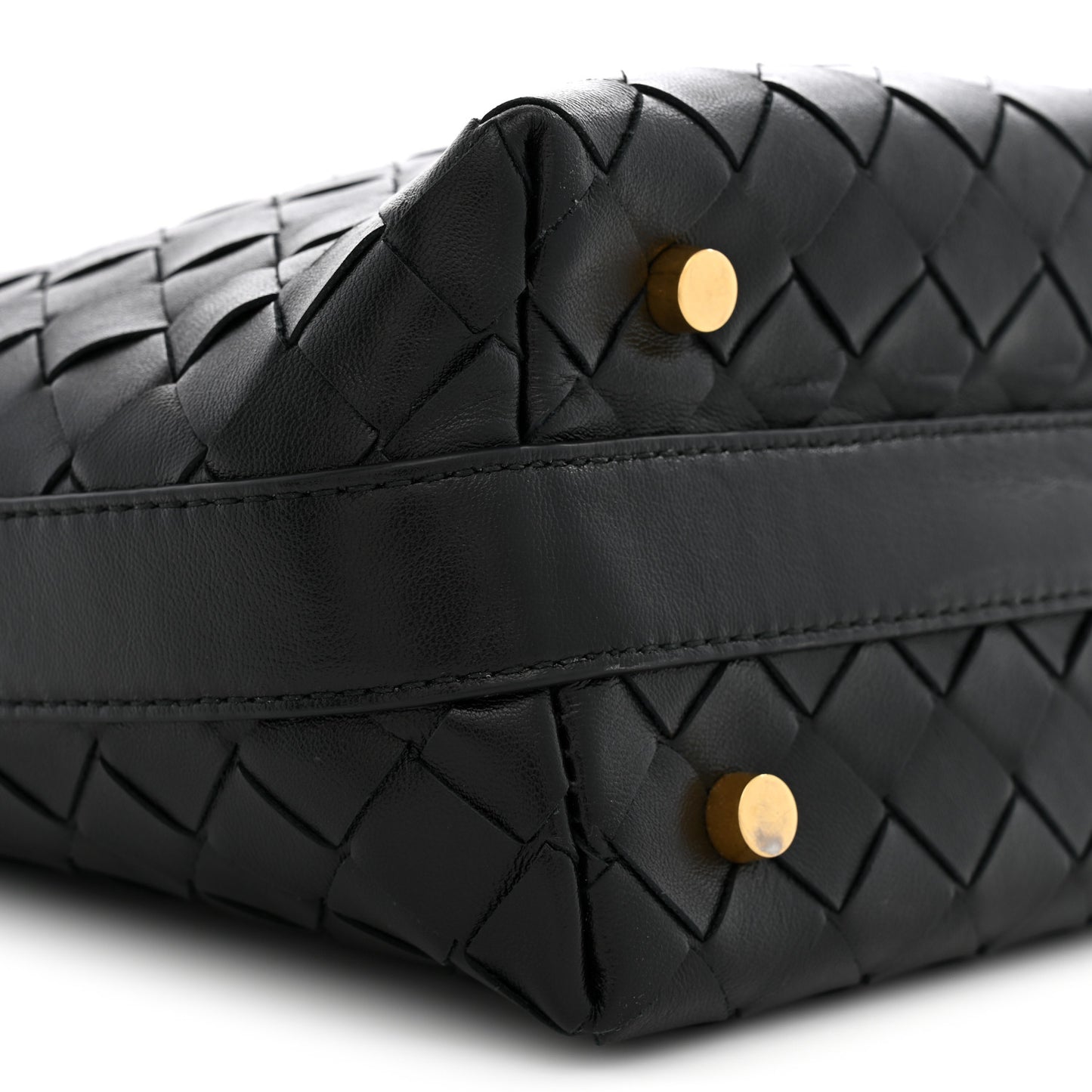 Calfskin Nappa Intrecciato Mini Wallace Black