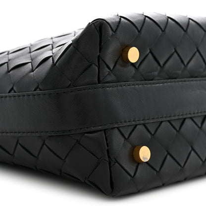 Bottega Veneta Calfskin Nappa Intrecciato Mini Wallace Black 9 of 13