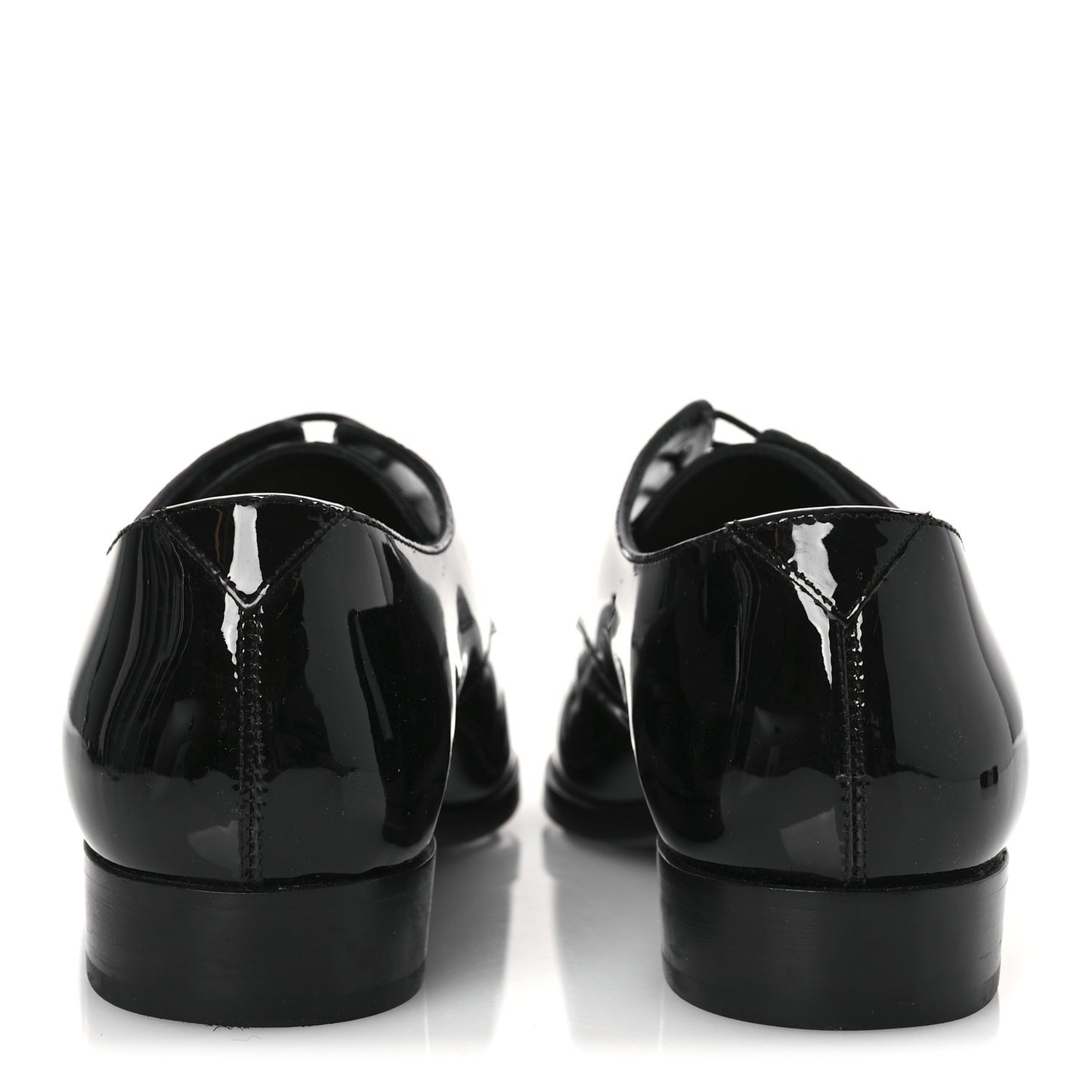 Patent Baltimora Lace Up Derby Shoes 39.5 Black