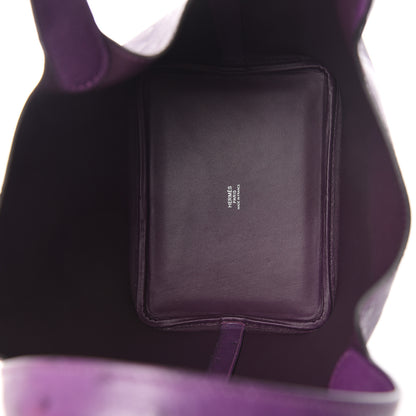 Hermes Ostrich Picotin Lock 18 Violine 5 of 11