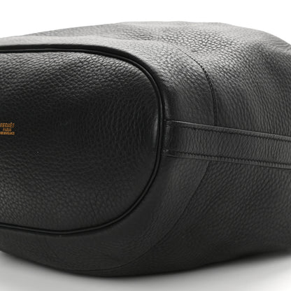 Hermes Taurillon Clemence Market 28 Black 8 of 9