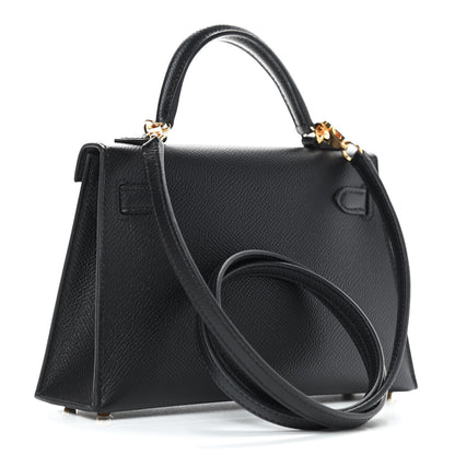 Hermes Epsom Mini Kelly Sellier 20 Black 3 of 9