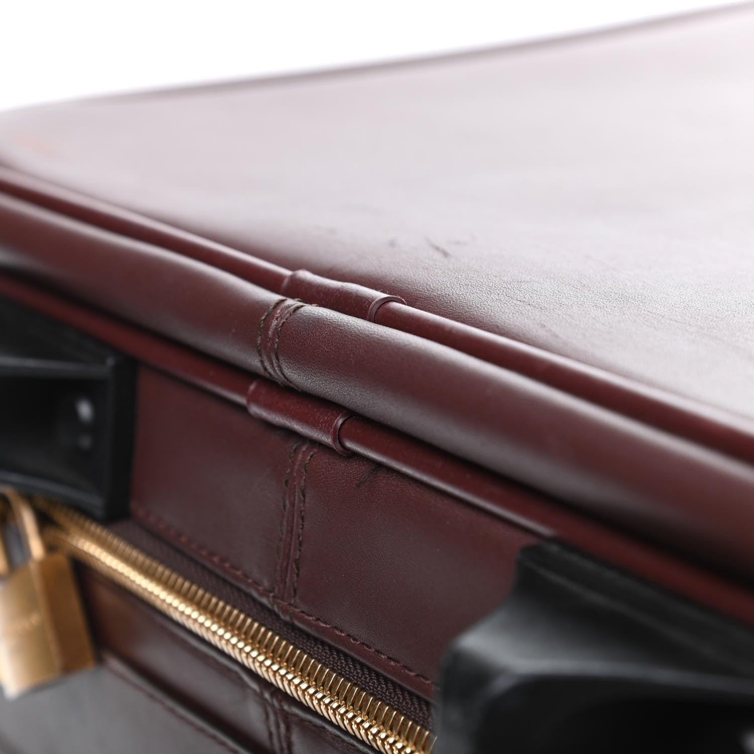 Burberry Calfskin Horseferry Carry-On Suitcase Brown 11 of 11