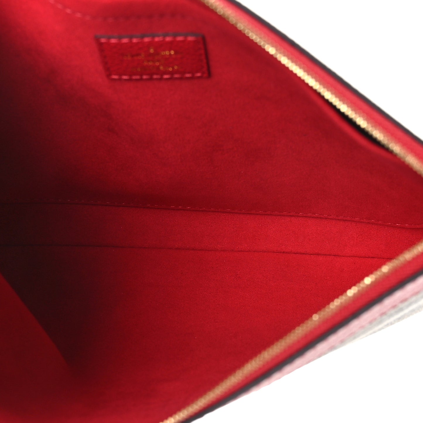 Damier Ebene Daily Pouch Scarlet