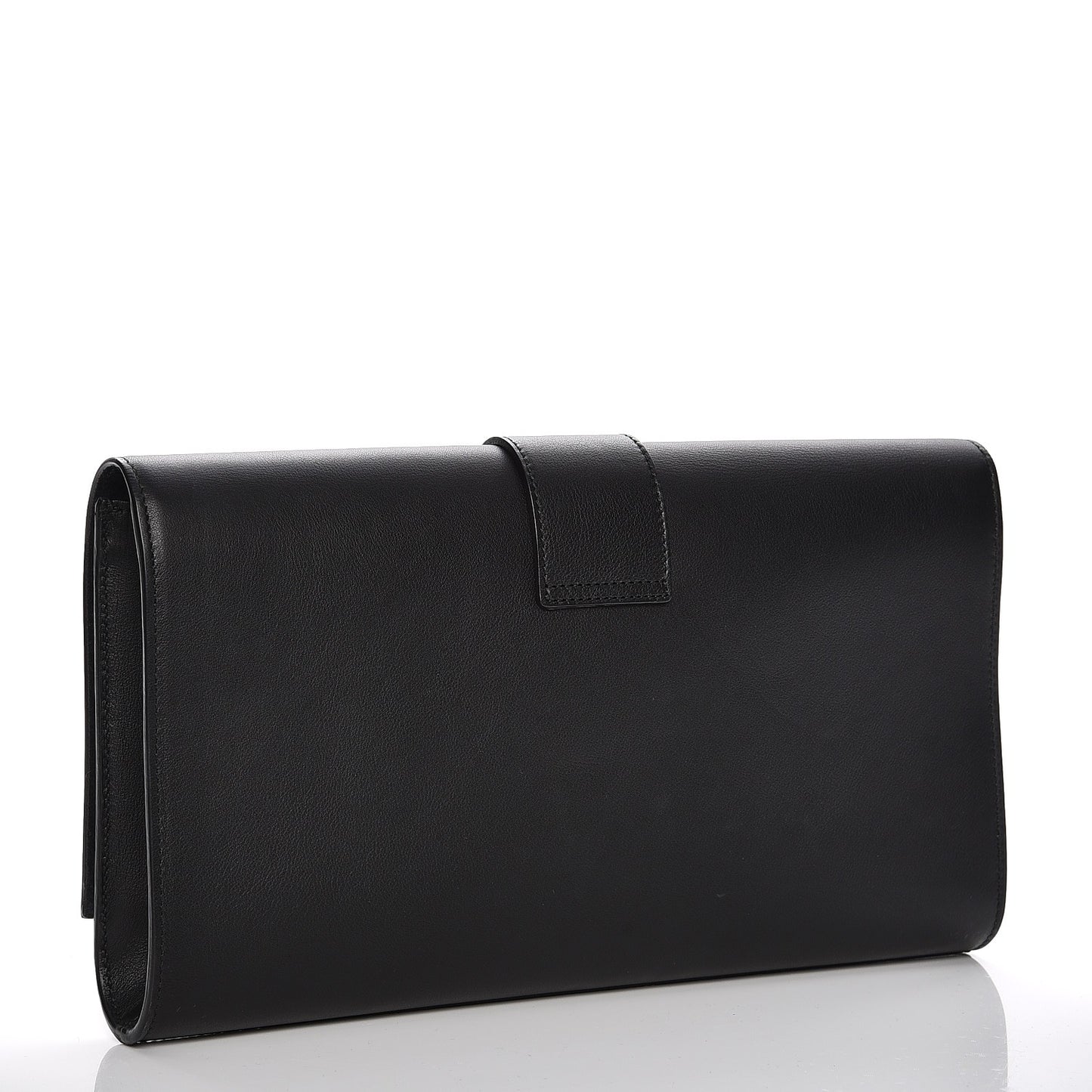 Calfskin Classic Y Ligne Clutch Black