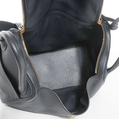 Hermes Taurillon Clemence Lindy 30 Bleu Ocean 6 of 18