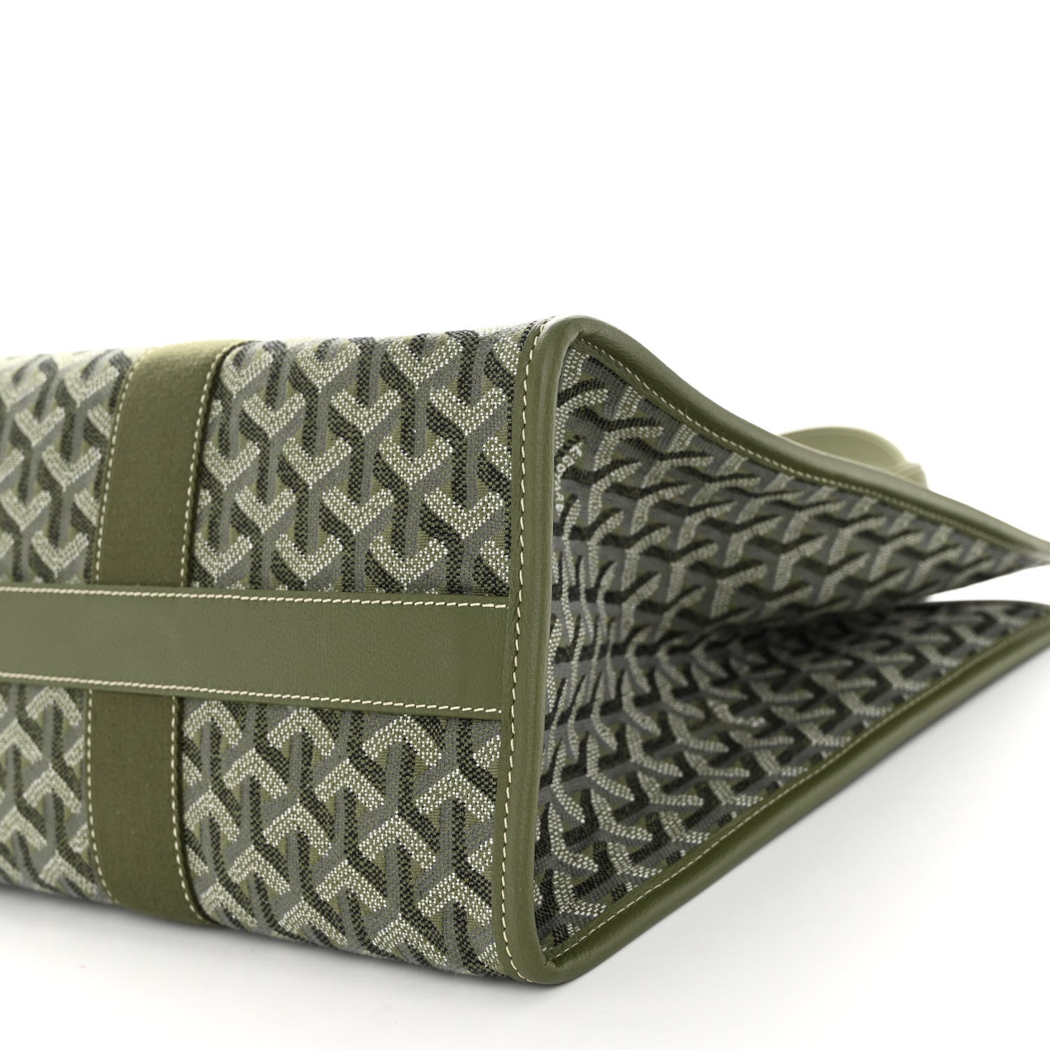 Goyard Goyardine Villette MM Tote Khaki 9 of 9