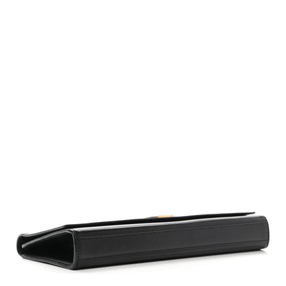 Saint Laurent Calfskin Classic Monogram Cassandre Clutch Black 4 of 6