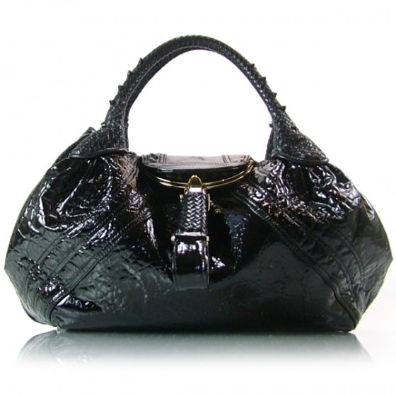 Fendi Crispe Vernice Spy Black 1 of 13