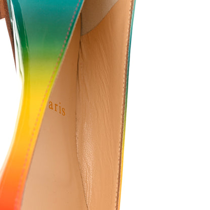 Christian Louboutin Patent Rainbow Ballalla Flats 39 Multicolor 10 of 11