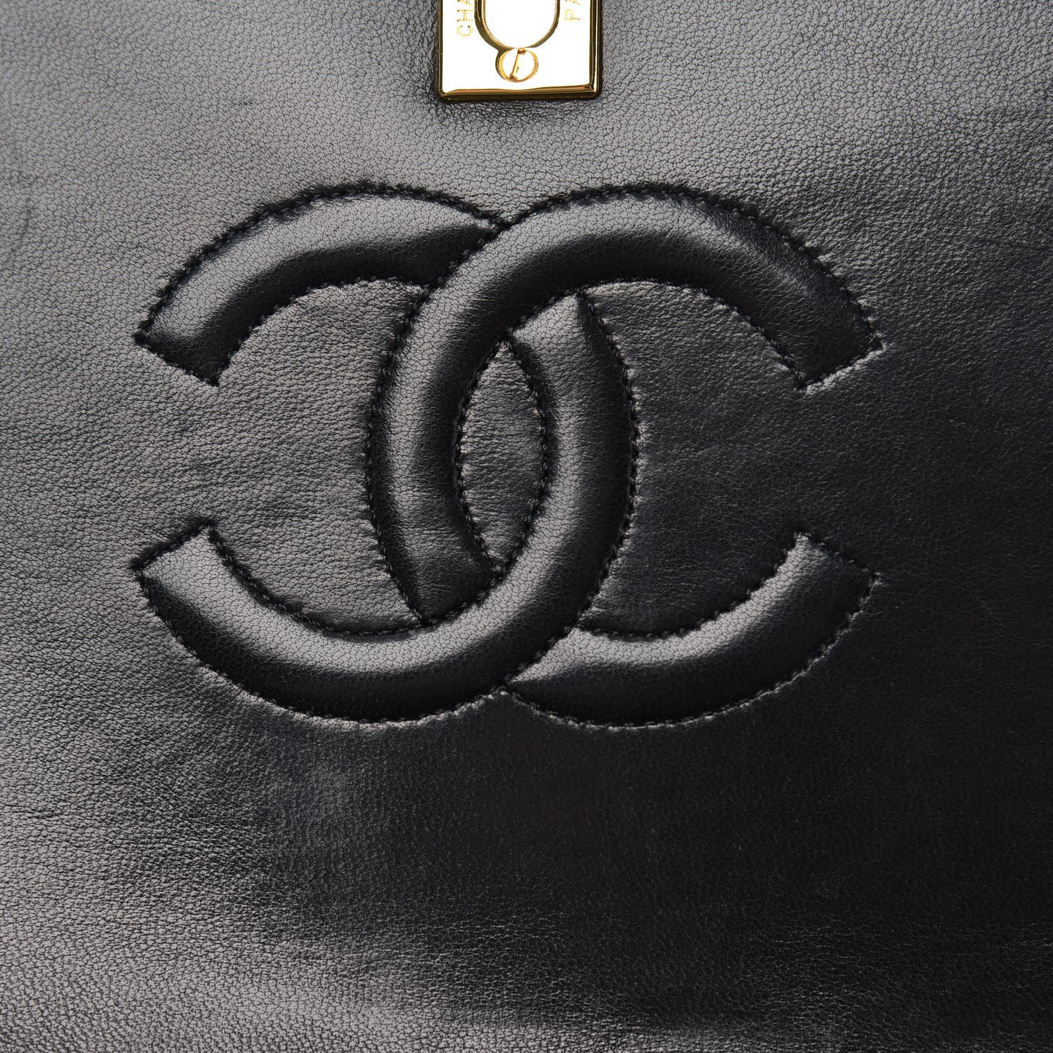 Chanel Lambskin Quilted Small Single Flap Bag Black 14 of 15
