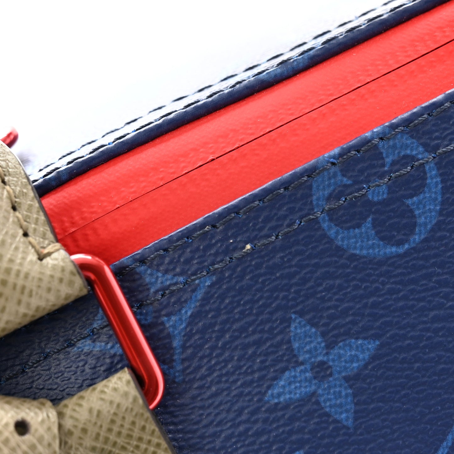 Monogram Outdoor Keepall Bandouliere 45 Pacific Blue