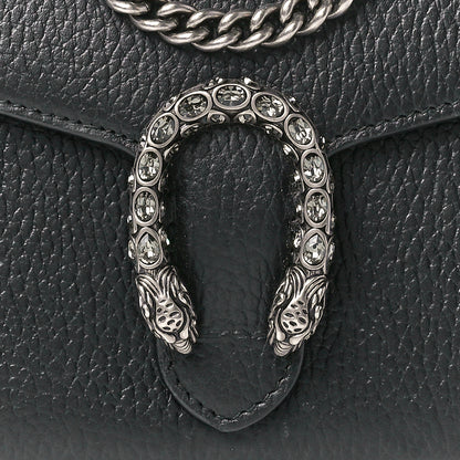 Gucci Calfskin Mini Dionysus Chain Wallet Black 9 of 12