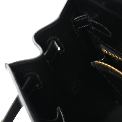 Hermes Box Kelly Sellier 25 Black Black 7 of 11