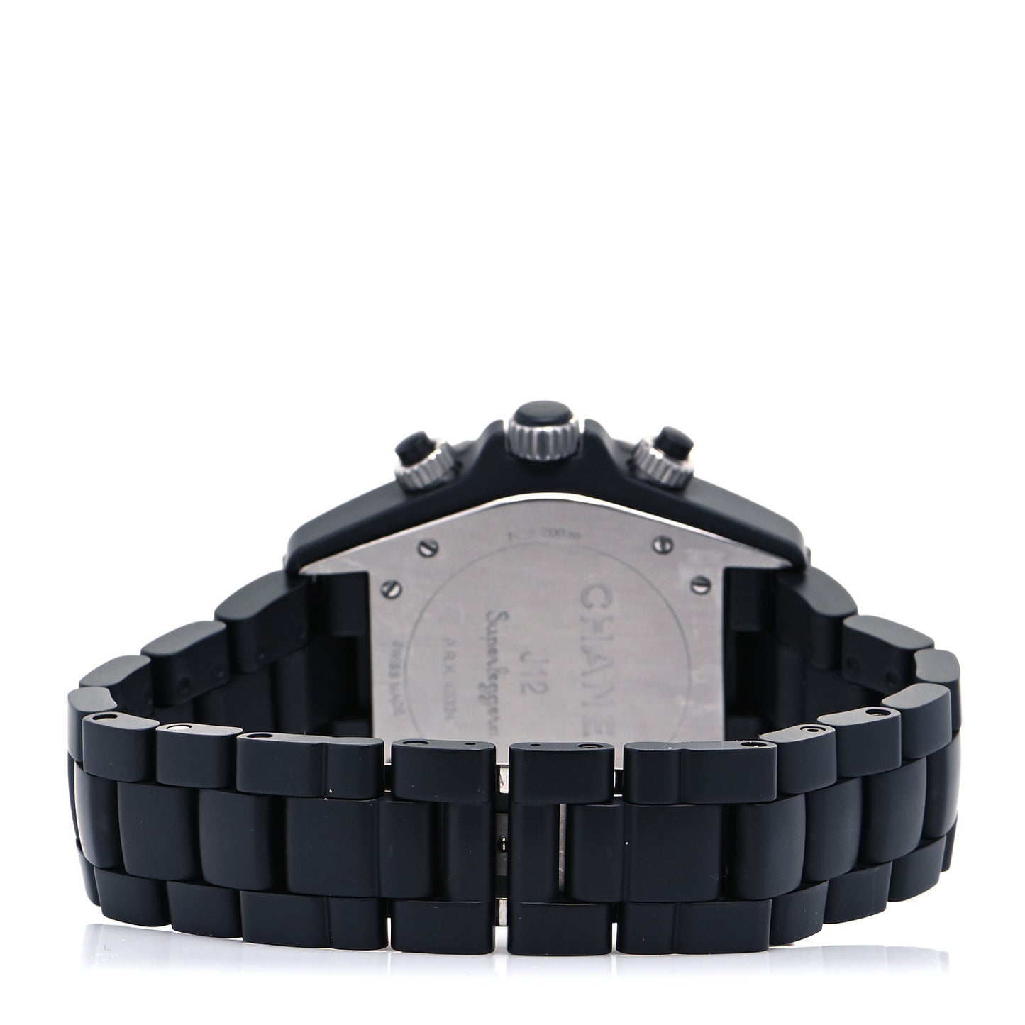 Stainless Steel Ceramic 41mm J12 Superleggera Chronograph Automatic Watch Black