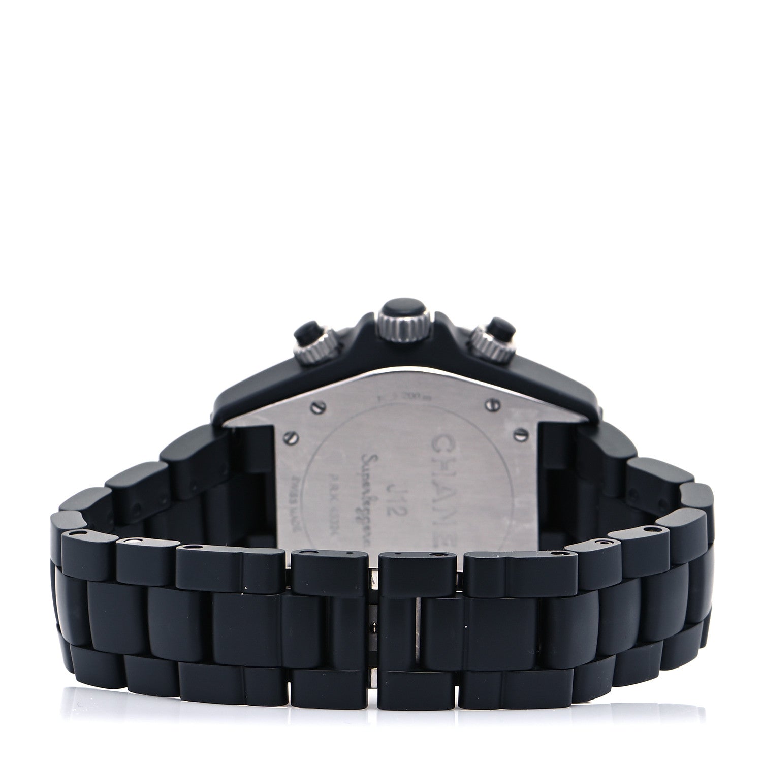Chanel Stainless Steel Ceramic 41mm J12 Superleggera Chronograph Automatic Watch Black 3 of 4