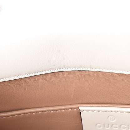 Gucci Nappa Sylvie Web Tiger Broadway Shoulder Bag White 14 of 23