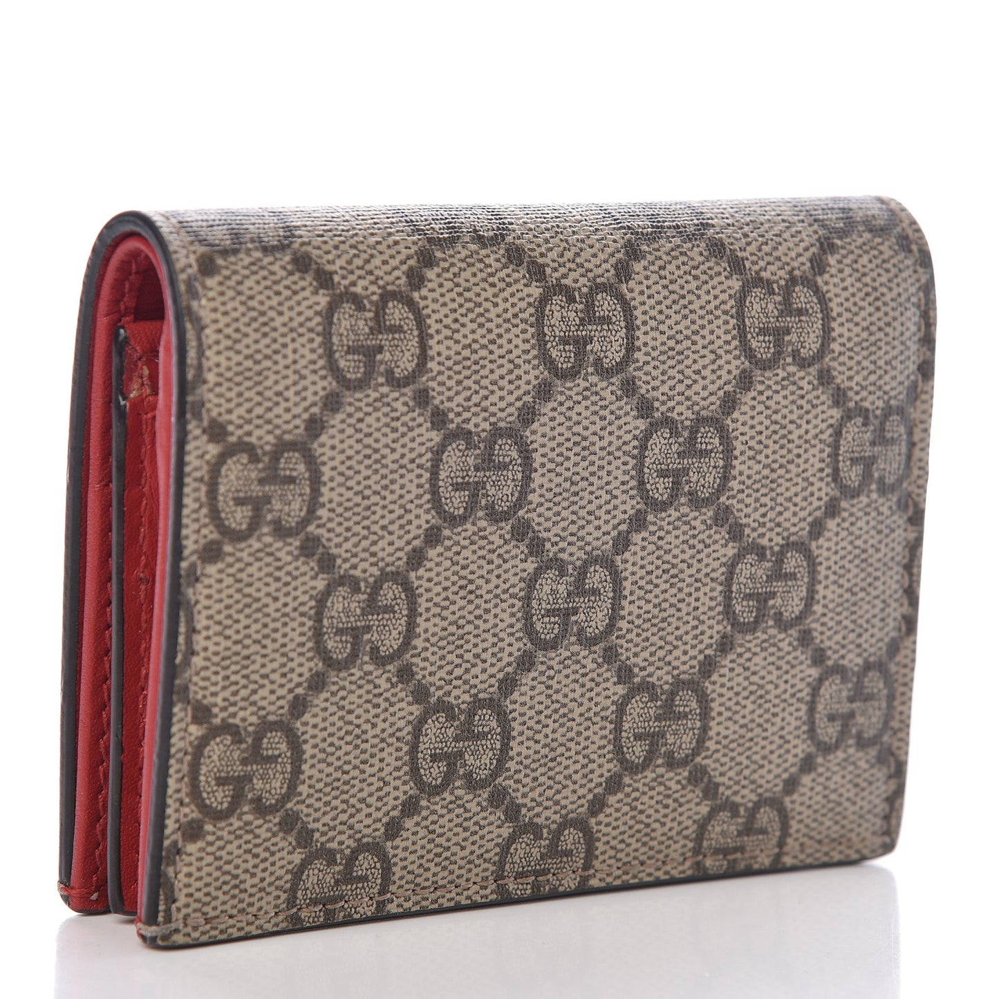 Soft GG Supreme Monogram Mystic Cat Card Case Wallet