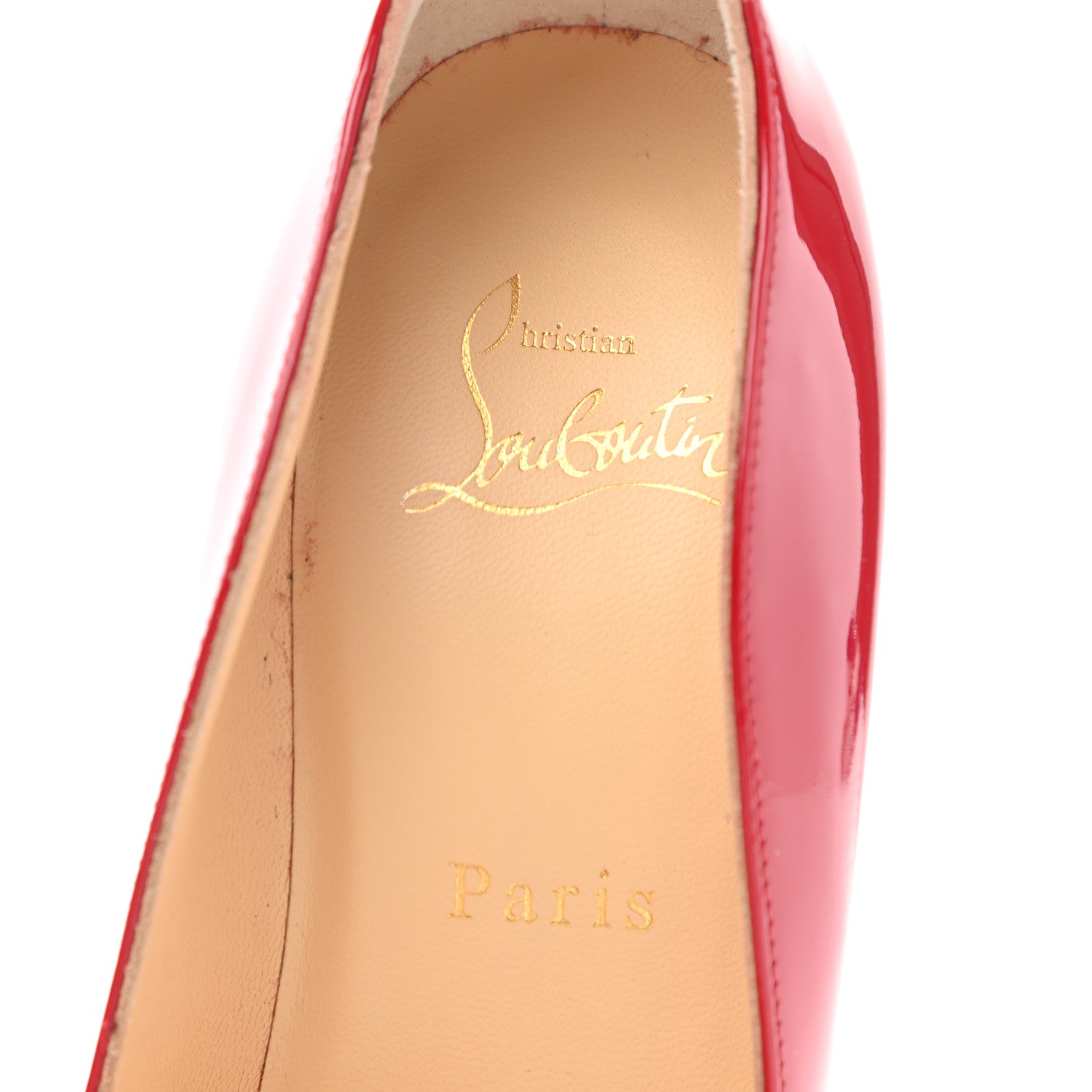 Christian Louboutin Patent Tanja 100 37 Loubi 7 of 9