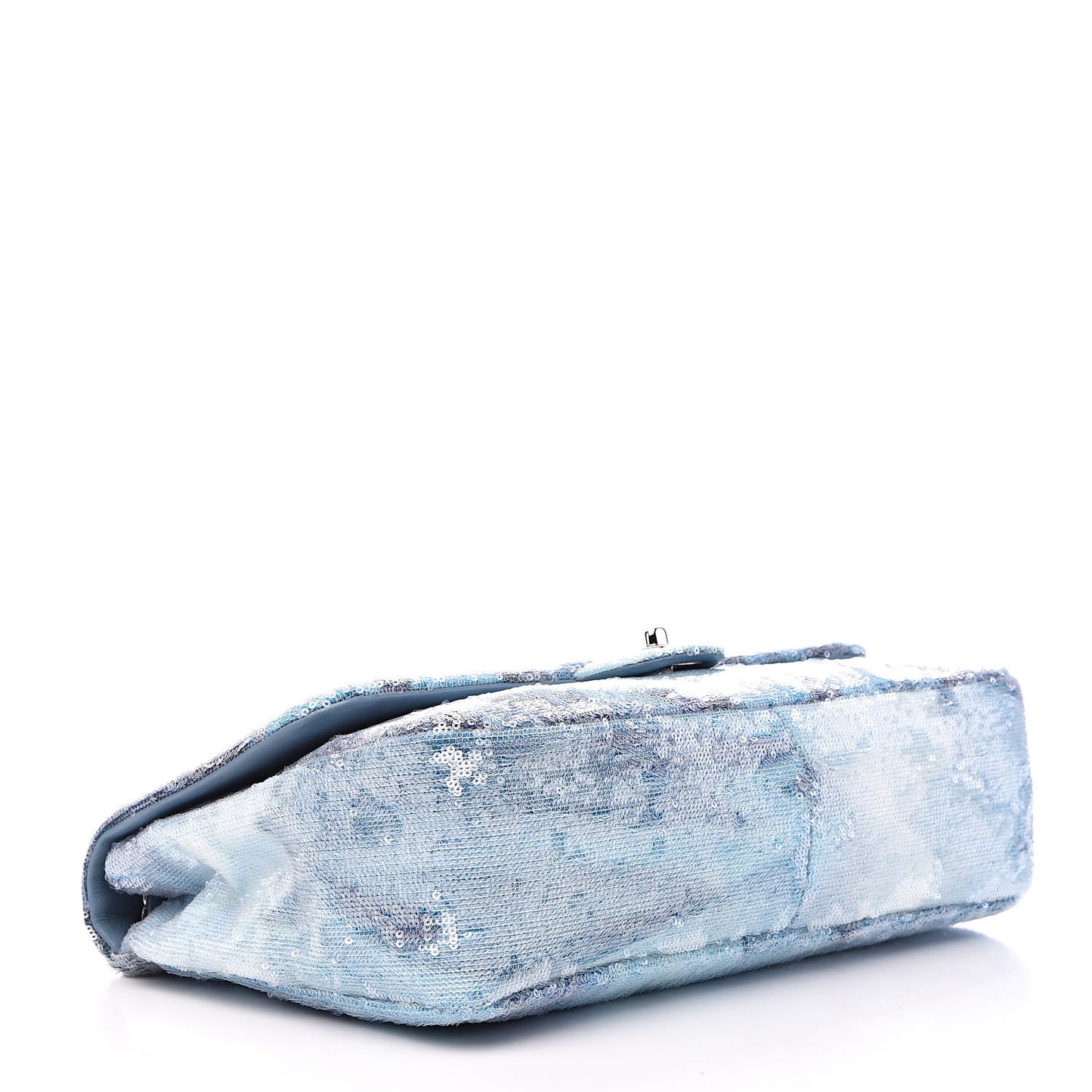 Sequin Waterfall Small XXL Travel Flap Light Blue