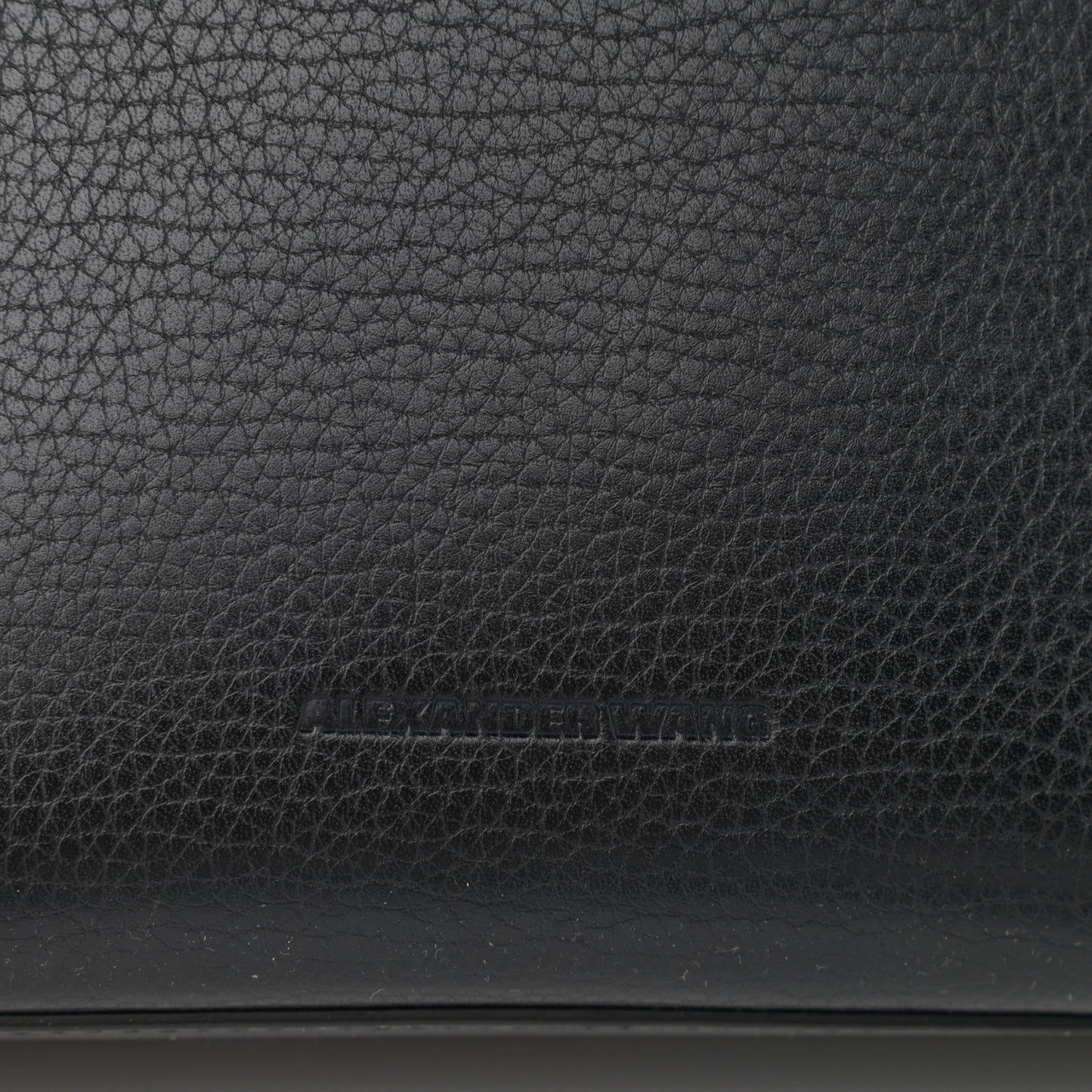 Grained Calfskin Attica Studded Chain Satchel Black
