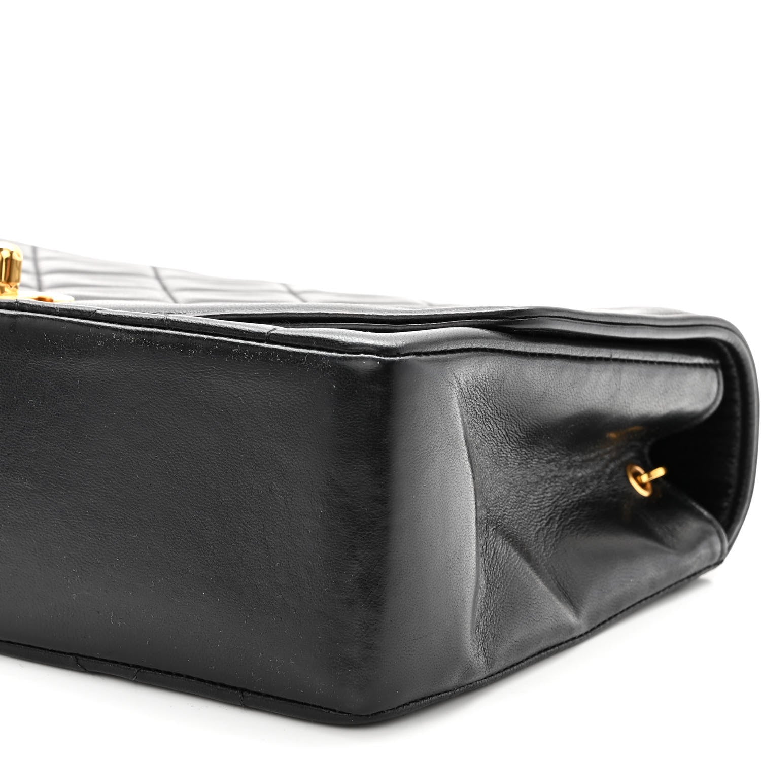 Chanel Lambskin Quilted Medium Single Flap Black 10 of 10