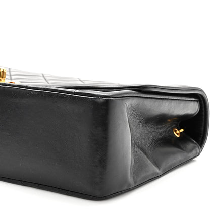 Chanel Lambskin Quilted Medium Single Flap Black 10 of 10