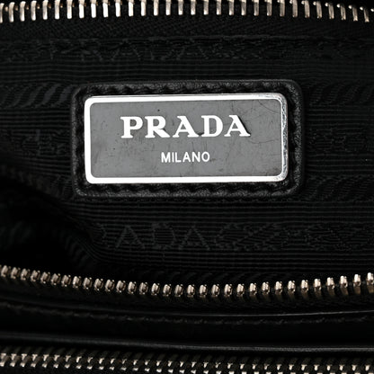 Prada Calfskin Belt Bag Black 7 of 11