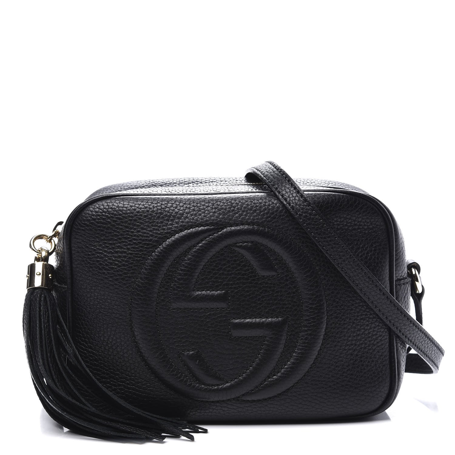 Gucci Pebbled Calfskin Small Soho Disco Bag Black 1 of 11