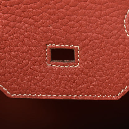 Hermes Taurillon Clemence Birkin 35 Sanguine 12 of 19