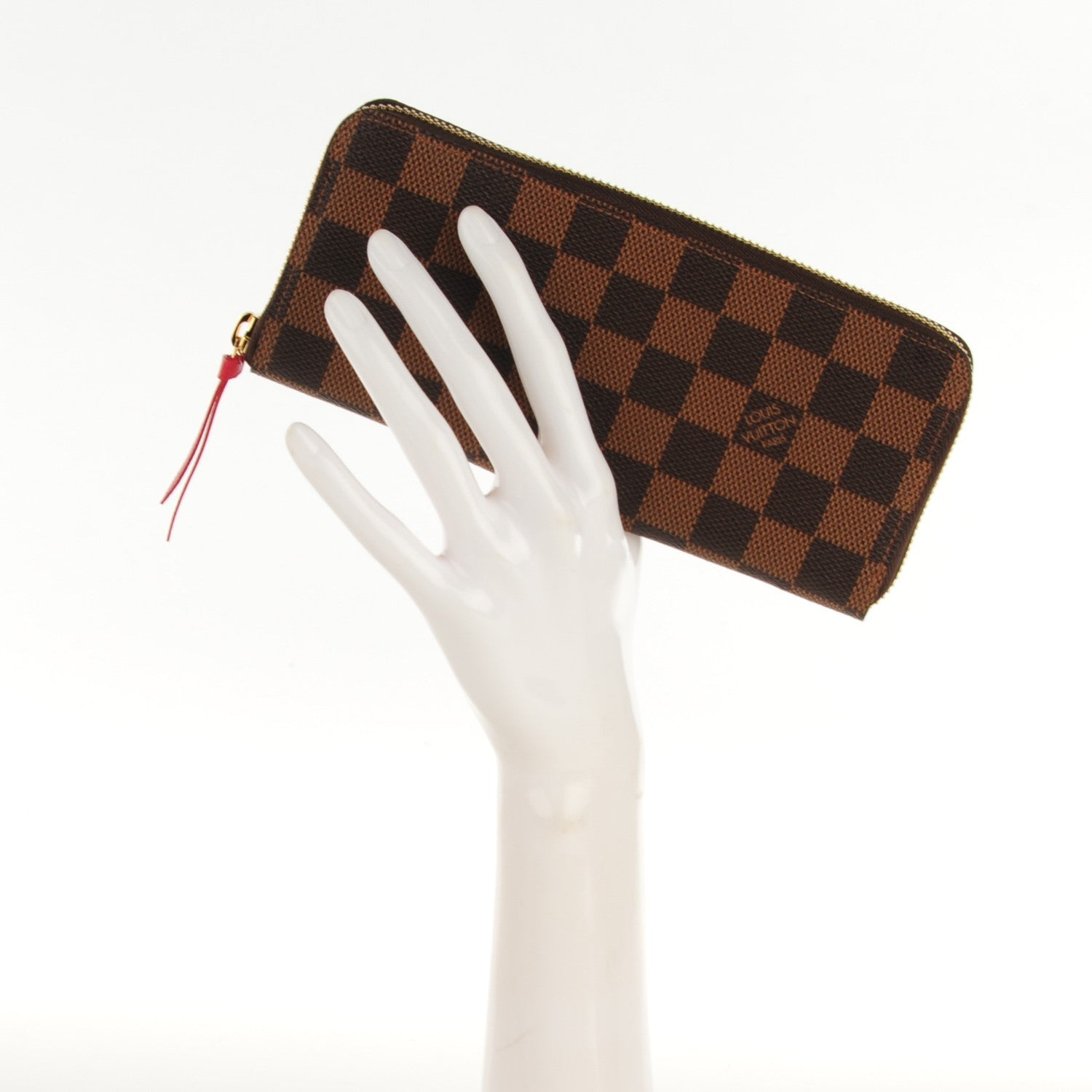Louis Vuitton Damier Ebene Clemence Wallet 2 of 7