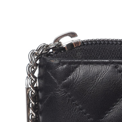 Chanel Calfskin Cambon Zip Around Organizer Wallet Black 14 of 16