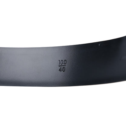 Chanel Patent Plexiglass CC Boy Belt 100 40 Black Blue 5 of 6