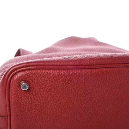 Hermes Taurillon Clemence Picotin Lock 18 PM Rubis 10 of 10