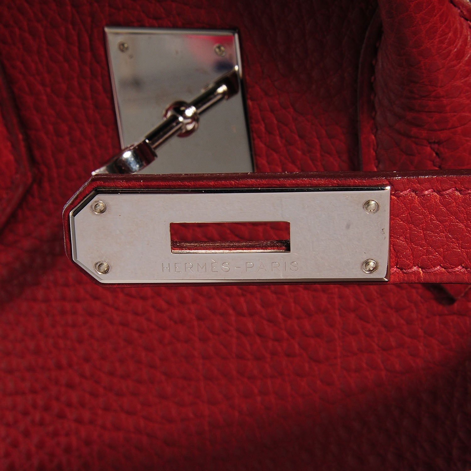 Hermes Togo Birkin 35 Rouge H and Ebene 14 of 24