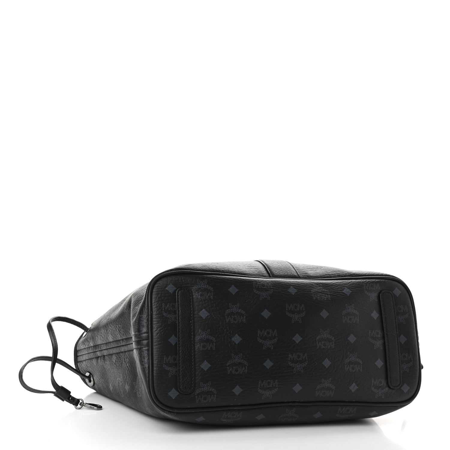 MCM Visetos Medium Liz Reversible Shopper Tote Black 6 of 14