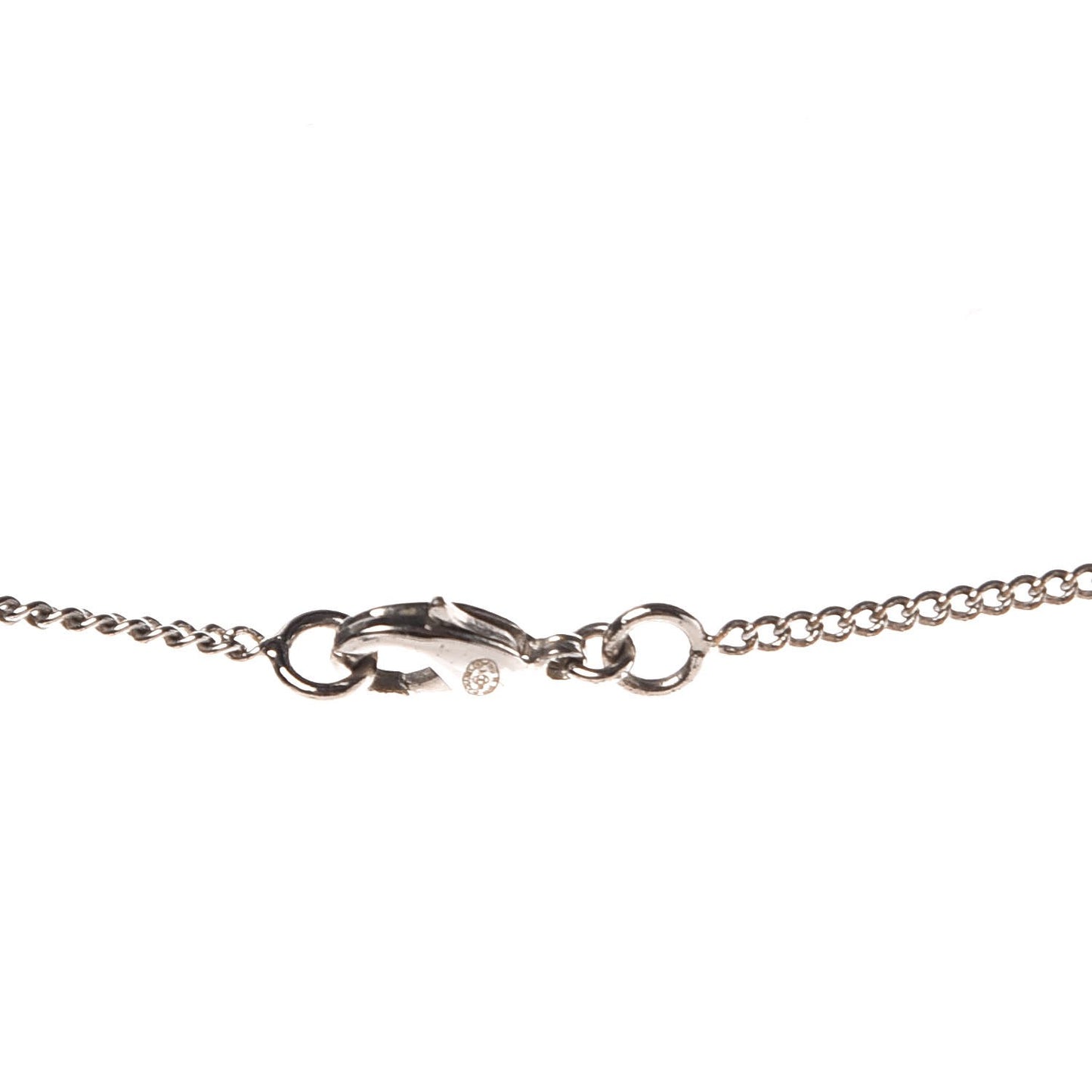 Crystal Timeless CC Necklace Silver