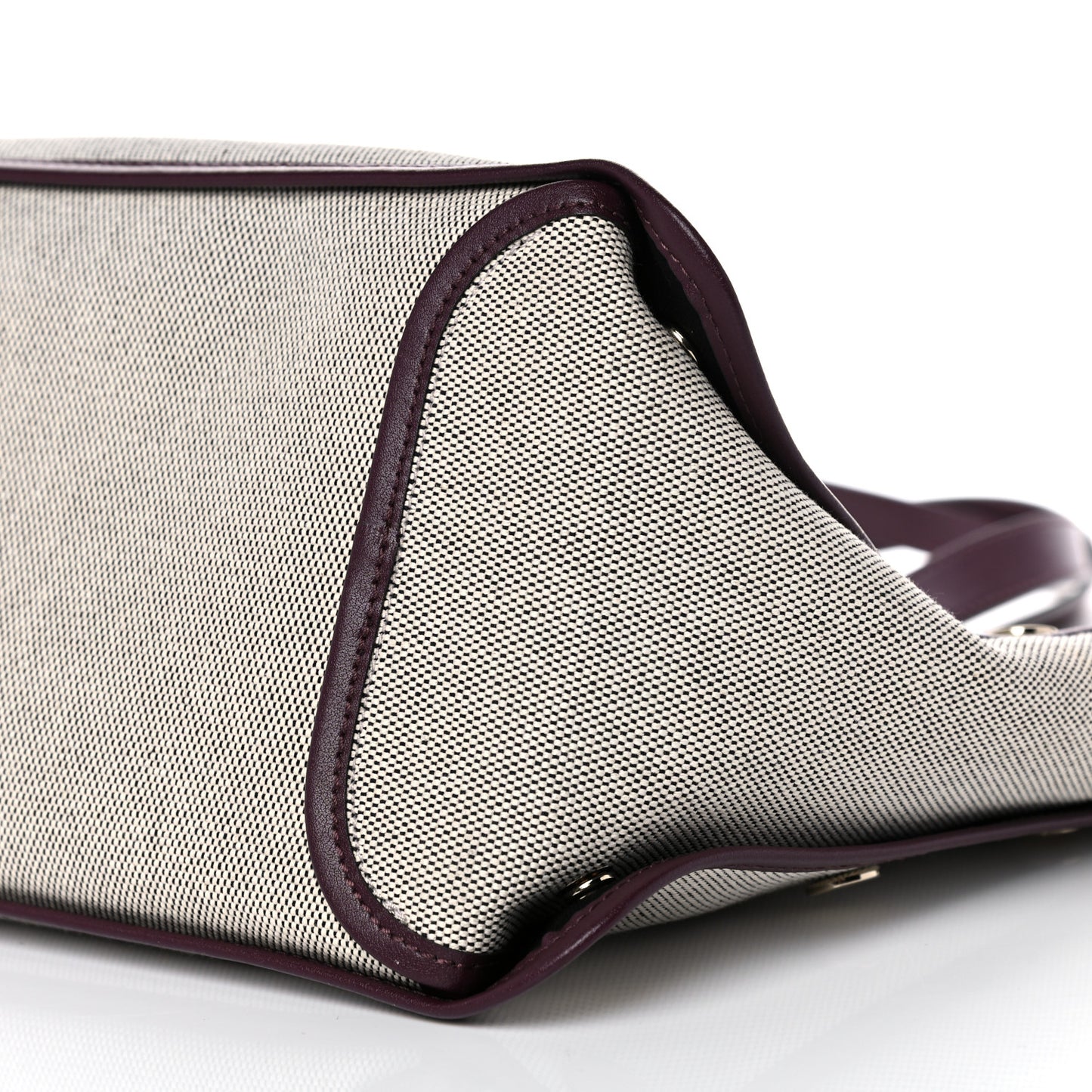 Canvas Medium Bond Shopper Tote Aubergine