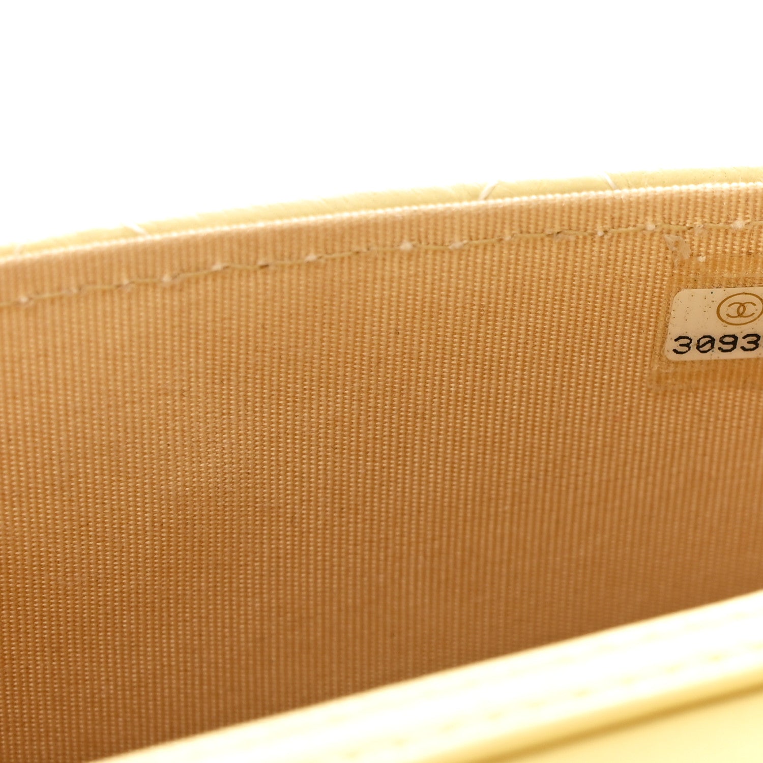Chanel Lambskin Quilted Pearl Crush Clutch With Chain Yellow 8 of 11