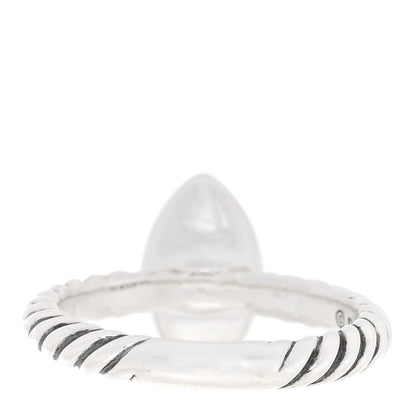 David Yurman Sterling Silver Diamond Marquise Ring 52 6 3 of 4