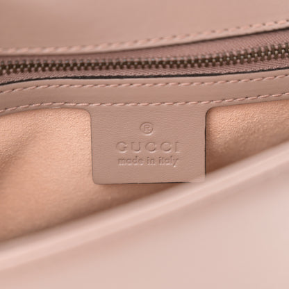 Gucci Calfskin Matelasse Small GG Marmont Top Handle Shoulder Bag  Porcelain Rose 6 of 10