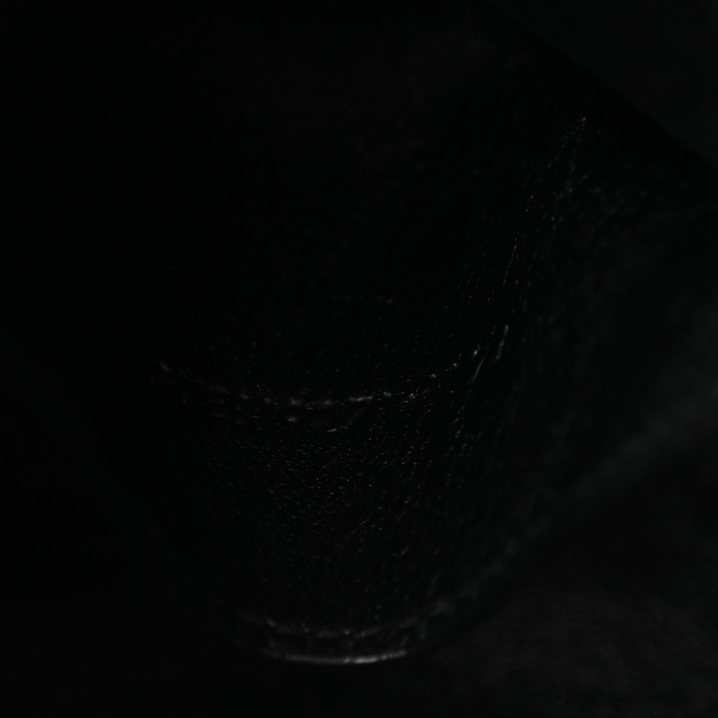 Supple Lambskin Small Cassandre Chain Pouch Black
