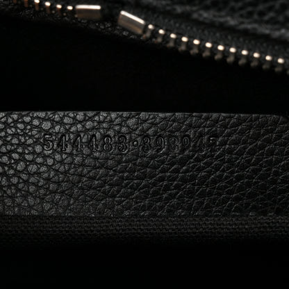 Alexander McQueen Pebbled Calfskin Small Skull Padlock Zip Around Tote Military Green Black 7 of 10