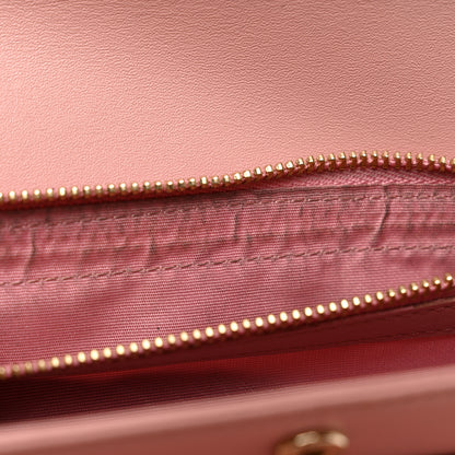 MCM Visetos Continental Flap Wallet Soft Pink 10 of 10