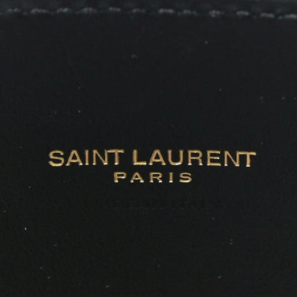 Saint Laurent Calfskin Crocodile Embossed Nano Sac De Jour Black 7 of 10