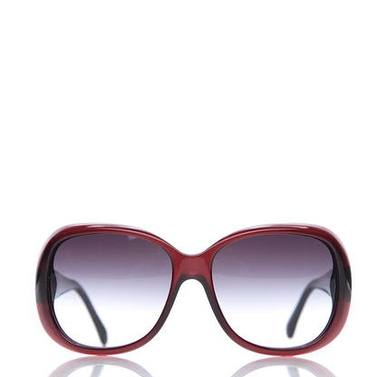 Chanel CC Camellia Sunglasses 5248 Dark Red 2 of 7
