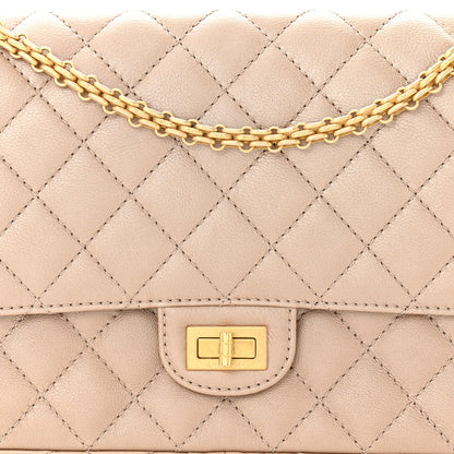 Chanel Metallic Calfskin Quilted 2.55 Reissue 226 Flap Dark Gold 8 of 12